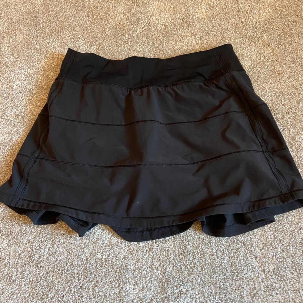 lululemon Black tennis skirt